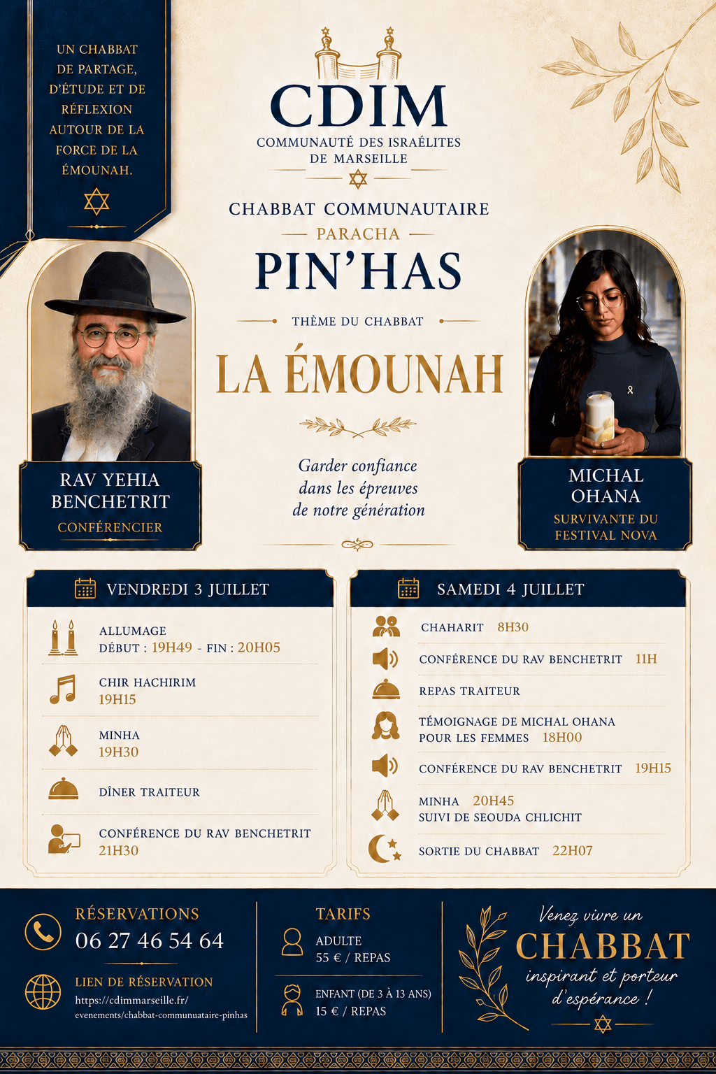 Chabbat communautaire Pinhas